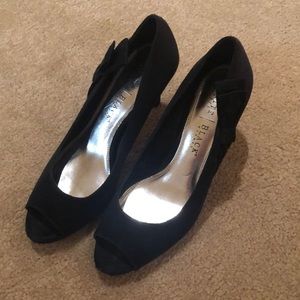 High heeled shoes
